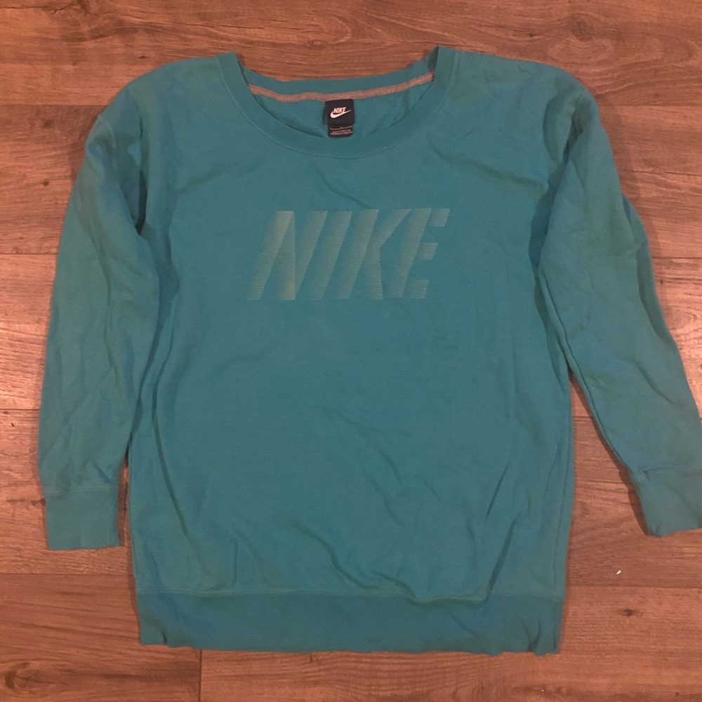 Nike teal sweatshirt